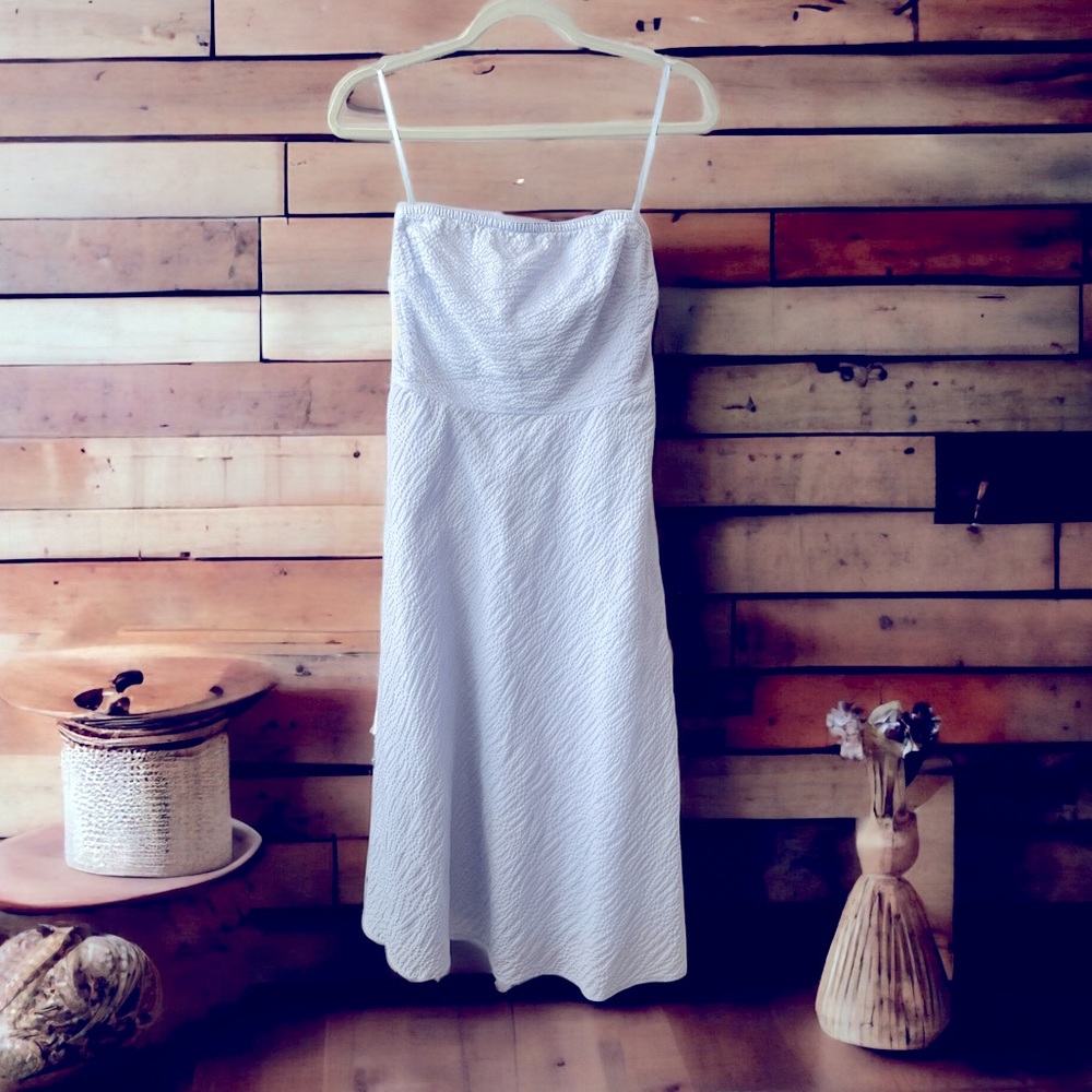 Gorgeous light blue JCREW strapless dress